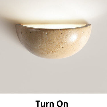 Avery Travertine Wall Lamp