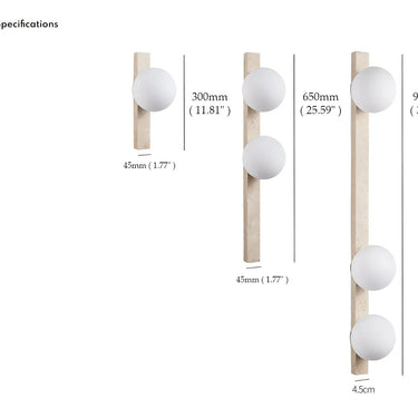 Abigail Travertine Wall Lamp  - OPEN BOX (AU)