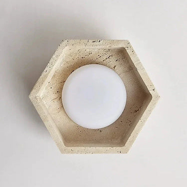 Francesca Travertine Ceiling Lamp