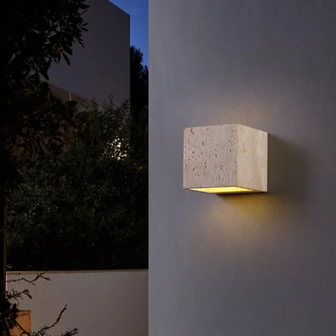 Vadalie Travertine Wall Lamp
