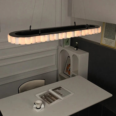 Capri Ovalo Marble Chandelier