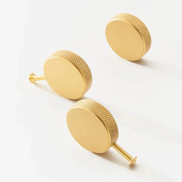 Ayah Brass Knurled Knobs
