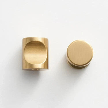 Lars Brushed Brass Knobs