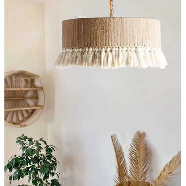 Boho Tassel Pendant Lamp