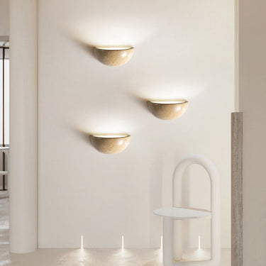 Avery Travertine Wall Lamp