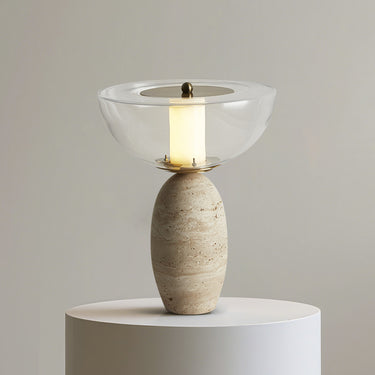 Mariven Travertine Table Lamp