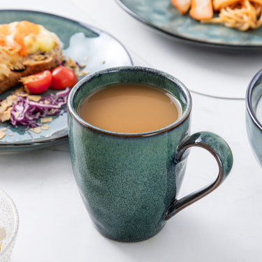 Deshna Starry Green Dinnerware Set