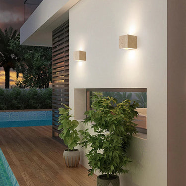 Vadalie Travertine Wall Lamp