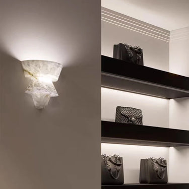 Evita Marble Wall Light