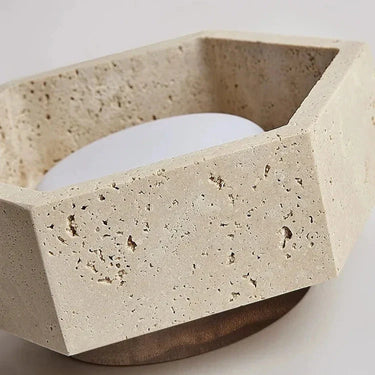 Francesca Travertine Ceiling Lamp