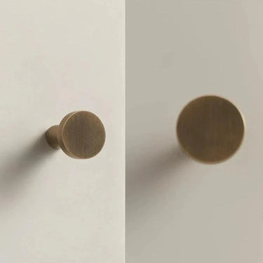 Giovanna Round Brass Cabinet Knob