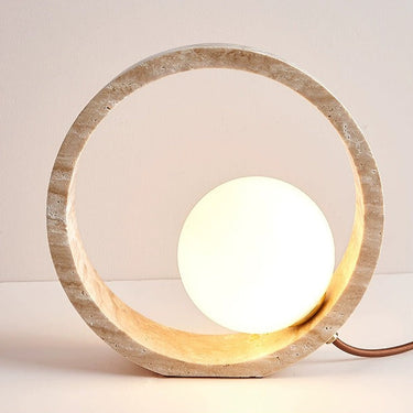 Alessandro Travertine Table Lamp