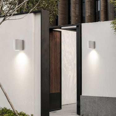 Adamaris Cement Outdoor Wall Lamp