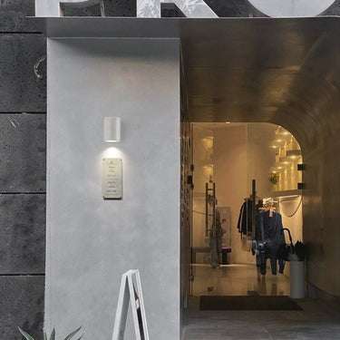 Adamaris Cement Outdoor Wall Lamp