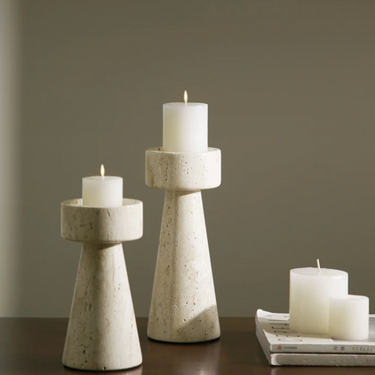 Freshwater Stone Candle Holder