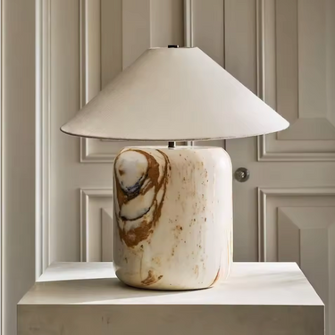 Johanne Travertine Table Lamp