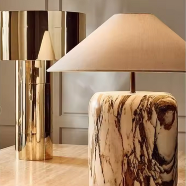 Johanne Travertine Table Lamp
