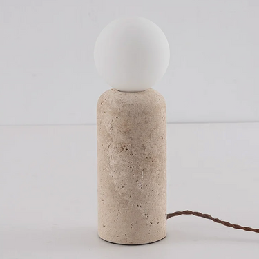 Alvaer Travertine Table Lamp