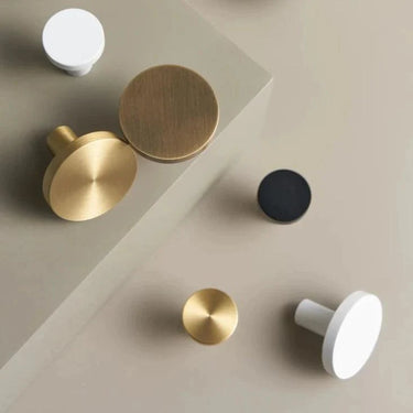 Giovanna Round Brass Cabinet Knob