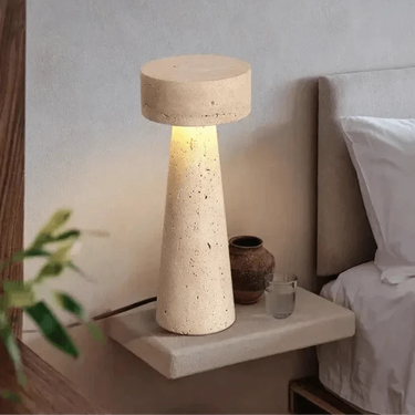 Catriona Travertine Table Lamp