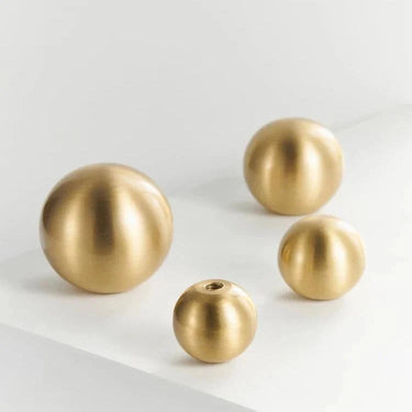 Ingrid Brass Round Ball Knobs