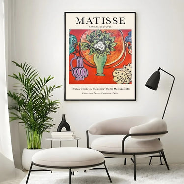 Papier decoupes by Henri Matisse Wall Art Collection
