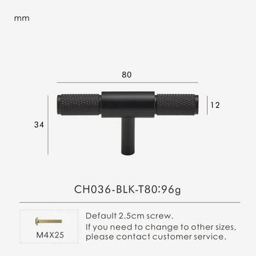 Shanne Brass T-bar Handles