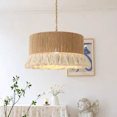 Boho Tassel Pendant Lamp