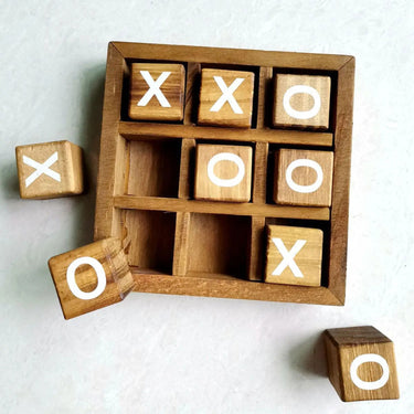 Wooden Tic TAC Toe Board Game