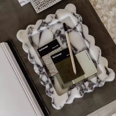 Pilar Marble Decorative Tray