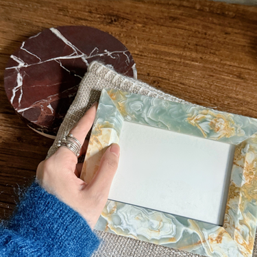 Nerissa Marble Photo Frame