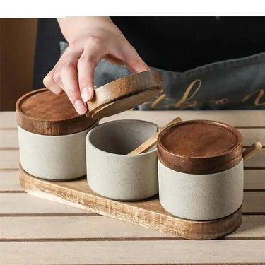 Tuscany Ceramic Seasoning Jar Set