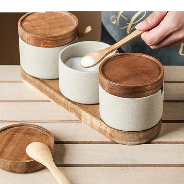 Tuscany Ceramic Seasoning Jar Set