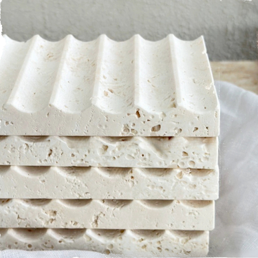 Nerea Marble Wave Soap Dish