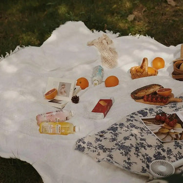 Boho Picnic Blanket with Strap