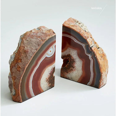 Romi Agate Bookends