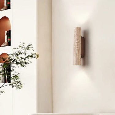 Travertine Wall Lamp