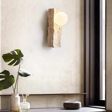 Koda Travertine Wall Lamp
