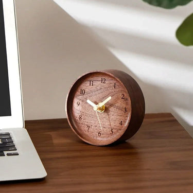 Gloria Wood Table Clock