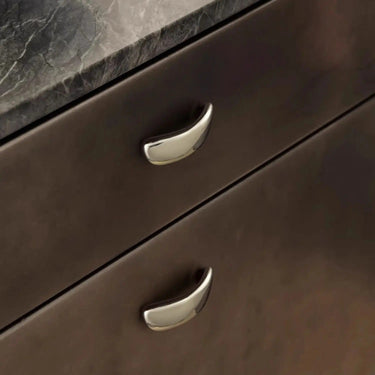 Hank Brass Drawer Handle