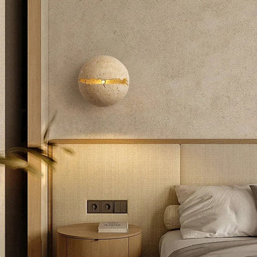 Blake Travertine Wall Lamp