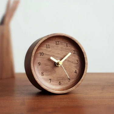 Gloria Wood Table Clock
