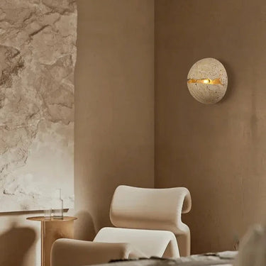 Blake Travertine Wall Lamp