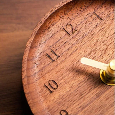 Gloria Wood Table Clock