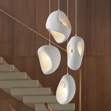 Phyllis White Stone Pendant Lamp