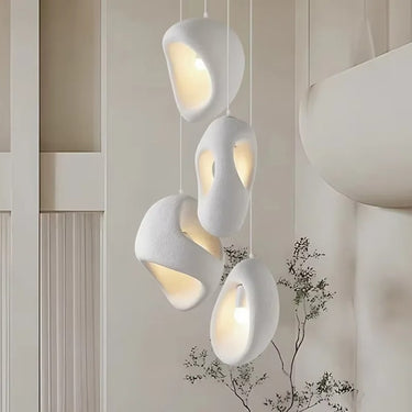 Phyllis White Stone Pendant Lamp