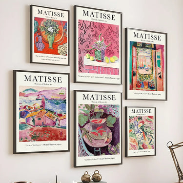 Papier decoupes by Henri Matisse Wall Art Collection