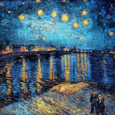 Starry Night over the Rhone by Vincent van Gogh Wall Art