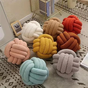 Knotted Ball Pillow