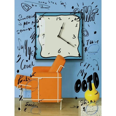 Graffiti Art Silent Wall Clock
